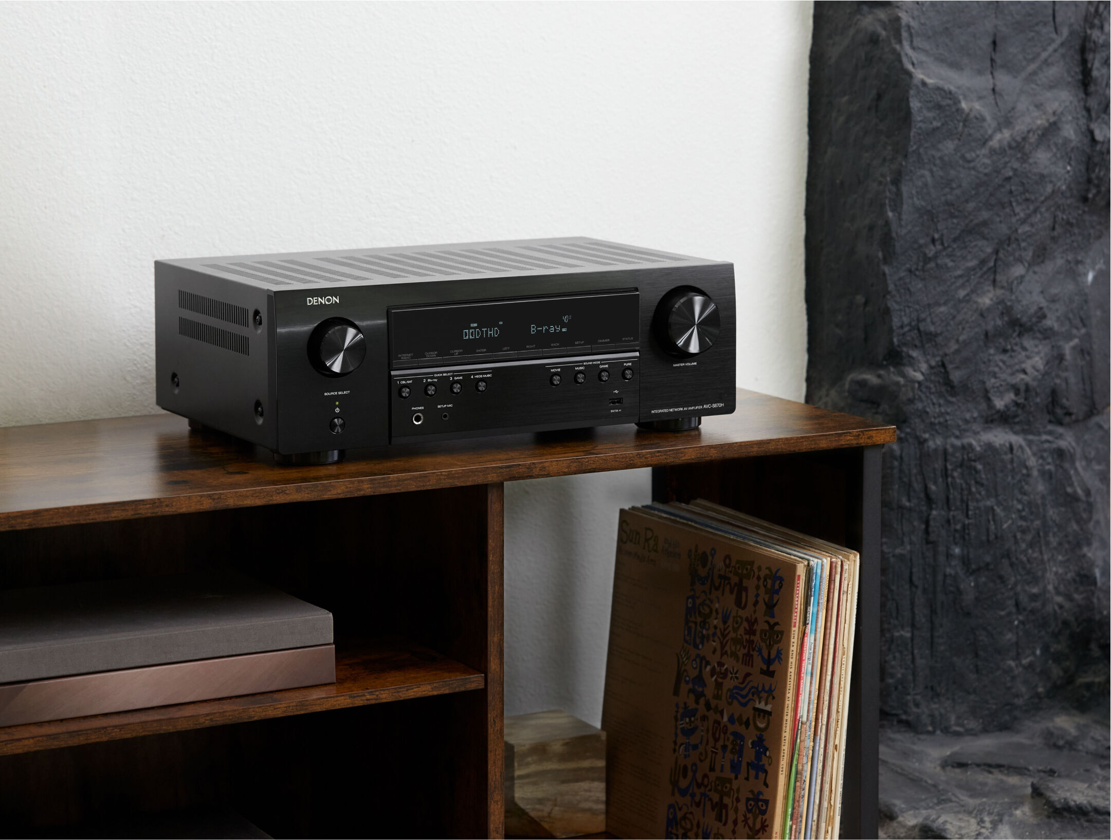 AVC-S670H - 5.2 Ch. 75W 8K AV Receiver Powered by HEOS™ | Denon